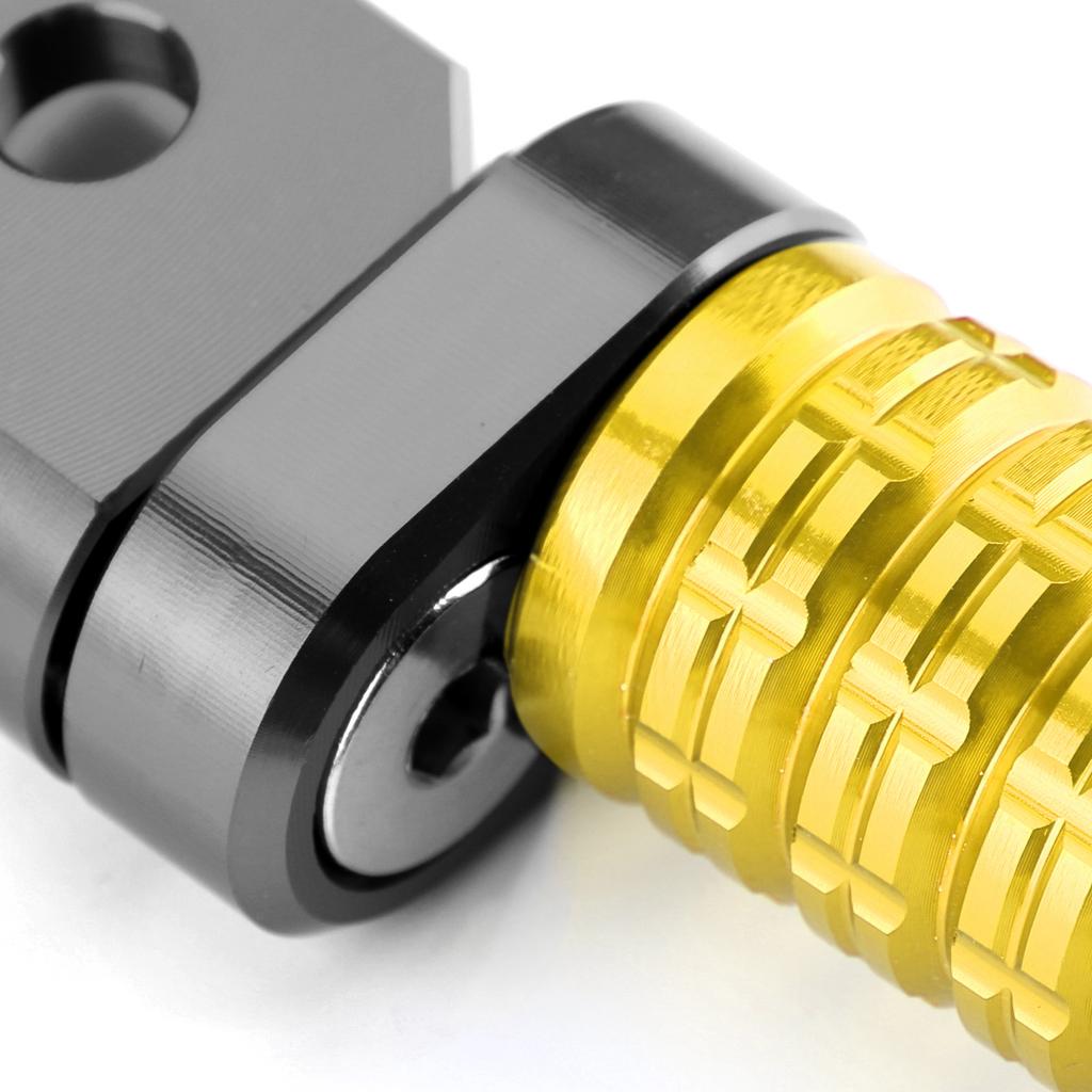 Front Footpegs For Yamaha MT-03 MT/FZ07 MT/FZ09 MT/FZ10 FZ8 FZ1 Tracer900