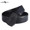 Мужской кожаный ремень с автоматической пряжкой, деловой ремень в корейском стиле, креативный, для досуга, универсальный, износостойкий, подарочный ремень