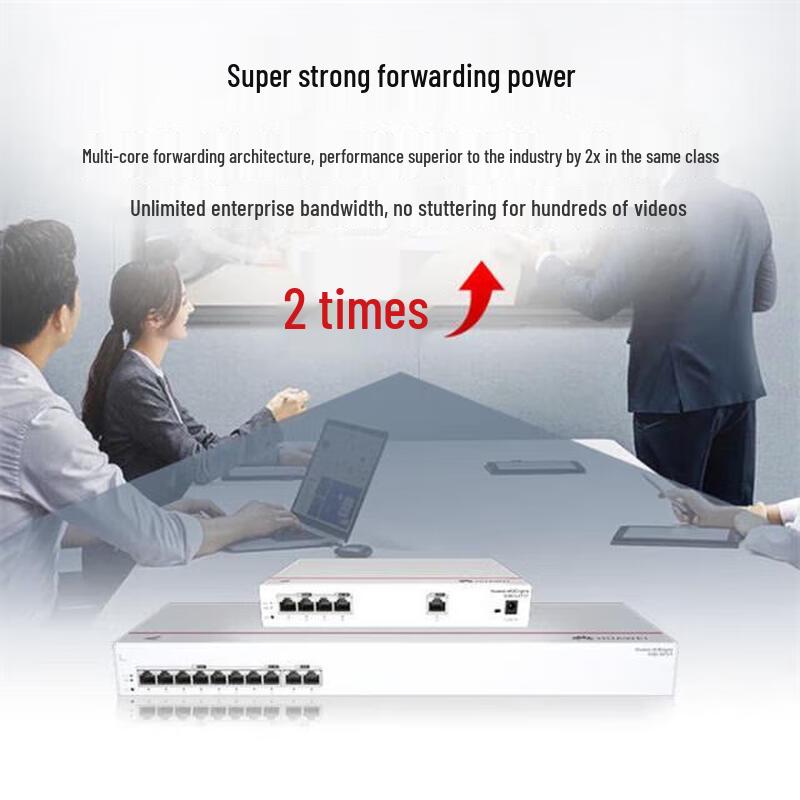 Huawei Kunling S380-S8P2T Enterprise 10-Port Gigabit PoE Router Switch (CN version)