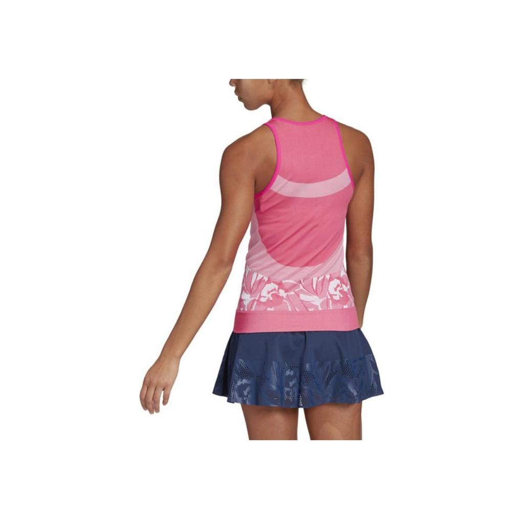 Adidas Color Block Printed Breathable Sports Tank Top Women Tops Pink DP0257