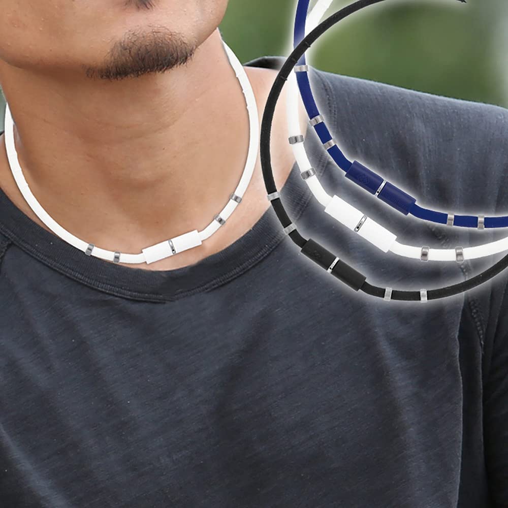 Colantotte Wacle Neck Neo GE colantotte Magnetic Necklace NEO Size (Black, M)