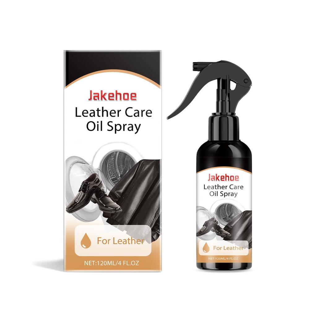 JAKEHOE Leather Care Oil Spray Leather Sofa Boots Leather Jacket Stain Removal Maintenance Renovation Care Oil