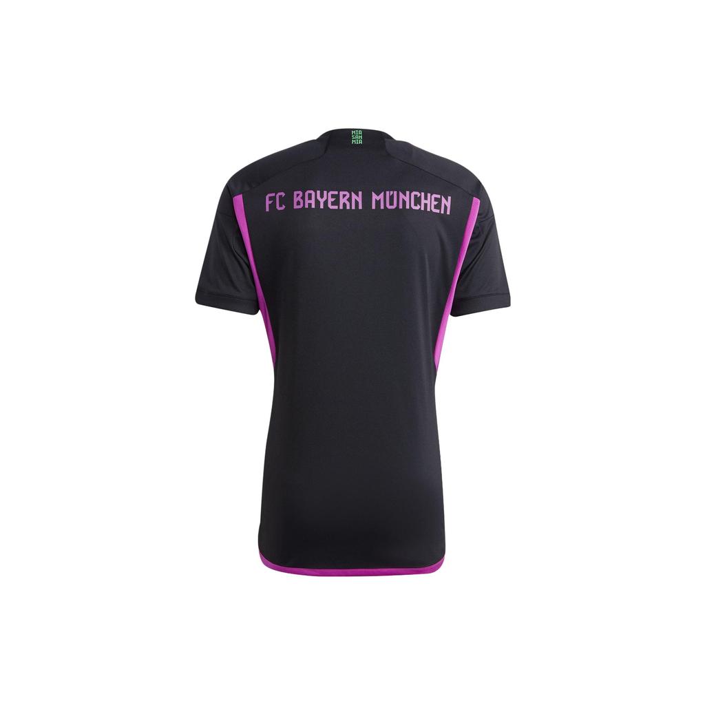 adidas ФК Бавария Мюнхен 23/24 Выездная футболка с коротким рукавом Slim Fit Мужская Черный HR3719