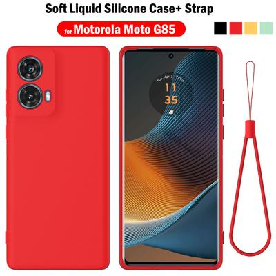 Чехол из настоящего жидкого силикона для телефона Motorola Moto G85 G04 G24 Power G34 G54 G84 G14 G13 G23 E13 G73 G53, противоударный мягкий защитный чехол-бампер