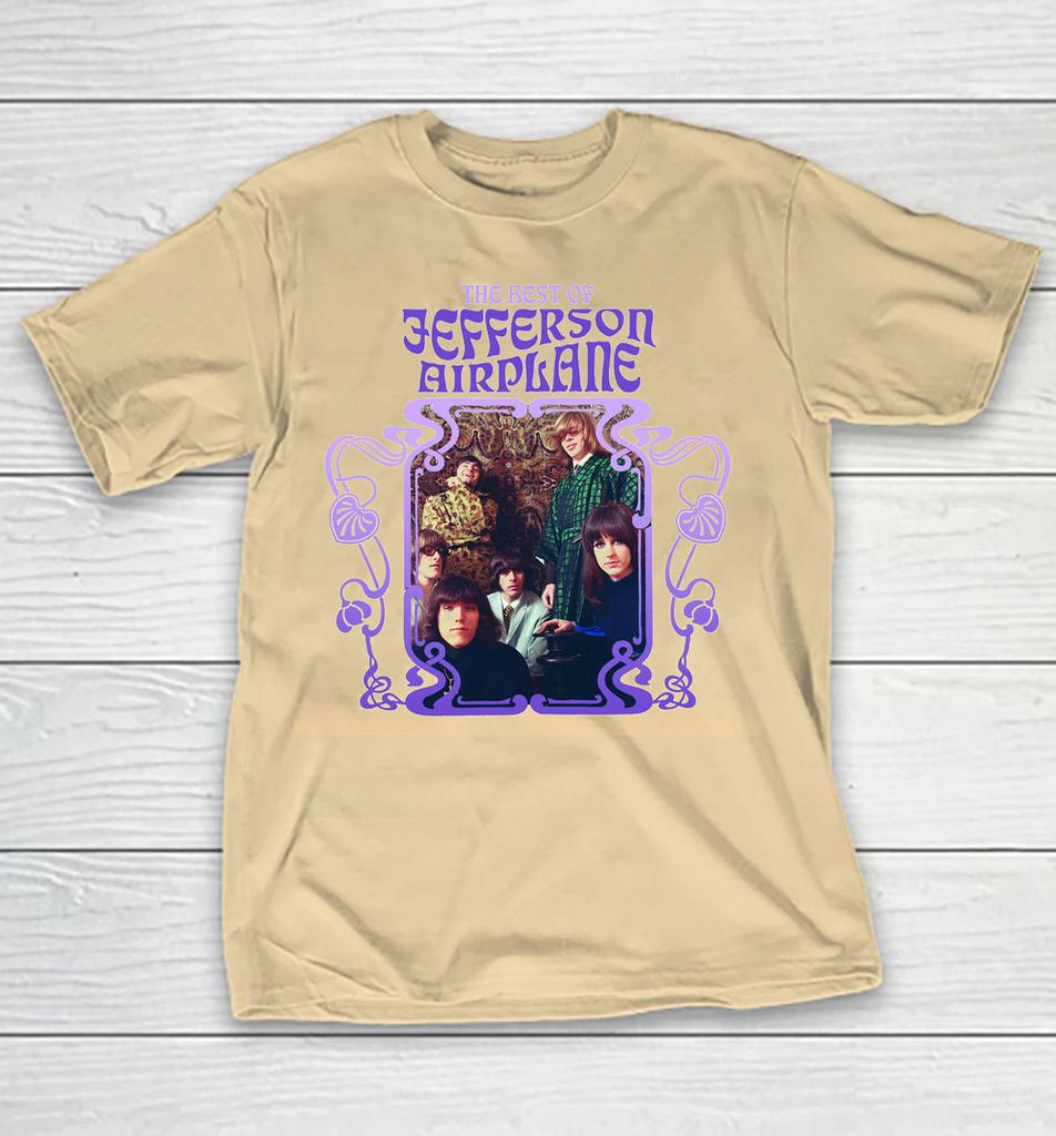 Jefferson Airplane Band Member Sand Color Shirt All size S-5XL BS2169