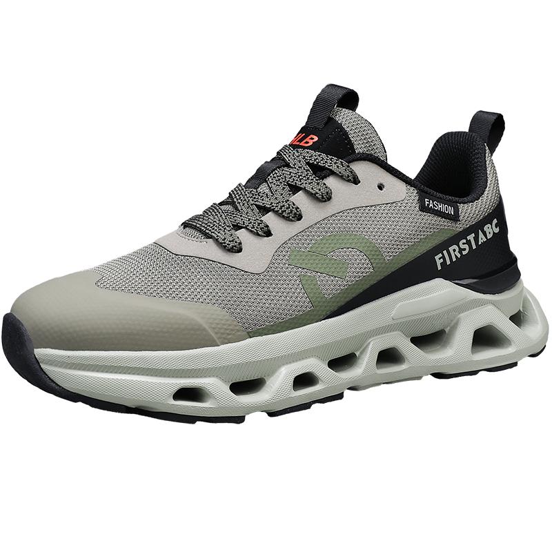 Мужские премиальные цветные дышащие сетчатые кроссовки для бега на мягкой подошве, легкая амортизация, уличные тренировочные спортивные туфли 39-44