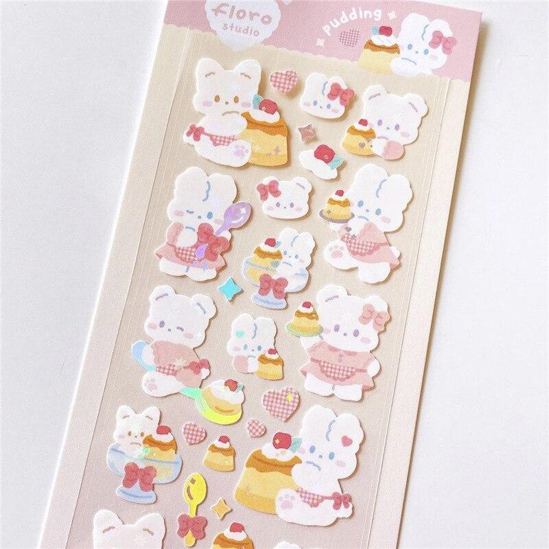 Лазерные наклейки серии Magic Fairy Tale, симпатичный мини-альбом, материал для самостоятельного изготовления, эстетическая открытка для девочки, альбом, блокнот, декоративные наклейки