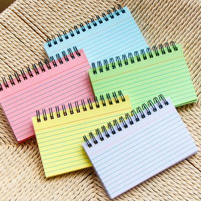 Блокнот с горизонтальной линией, отрывная книга на катушках, журнал Cuaderno, записная книжка, канцелярские принадлежности, дневник, канцелярские записные книжки