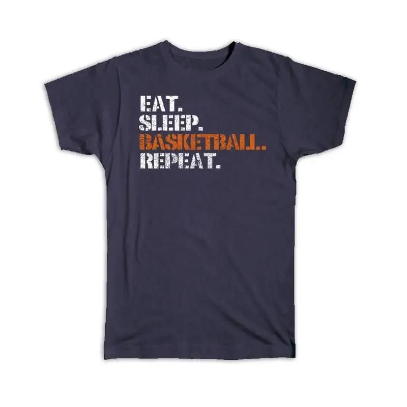 Funny Basketball Art Eat Sleep Repeat Player Sport Action T Shirtn
