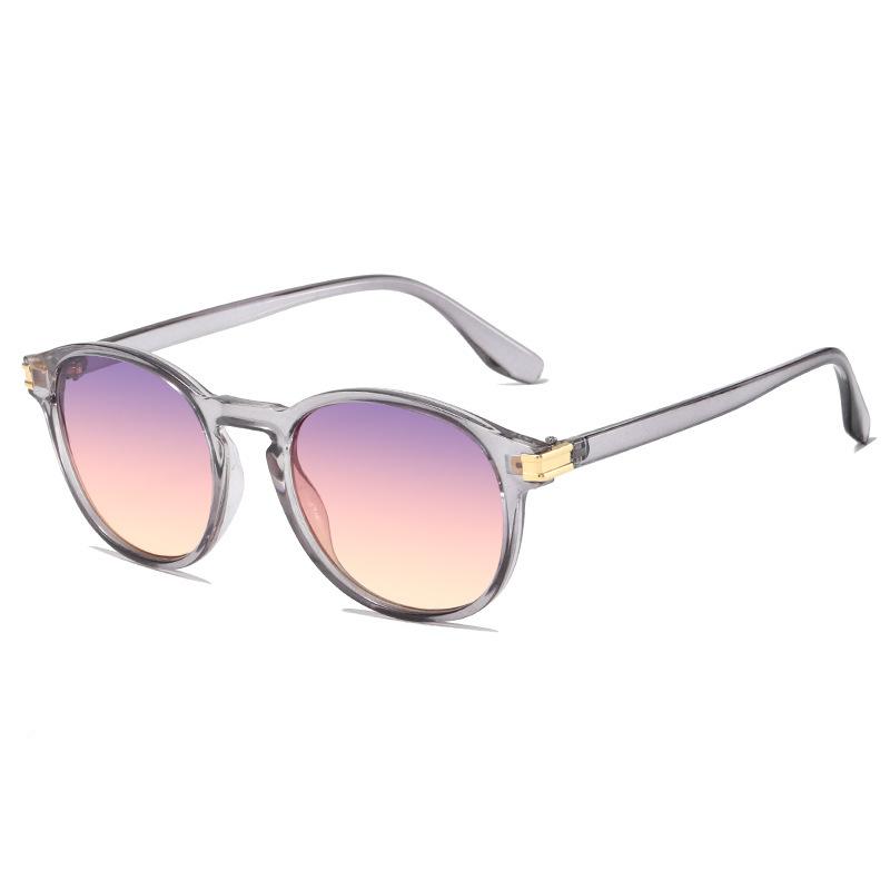 Unisex Sunglasses Large Frame Round Face Big Face Thin Glasses Gradual Change Sunglasses