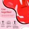 Популярный цвет Вишнево-красный True Red Solid Color Series Отбеливающий долговечный лак для ногтей Клей Фототерапия
