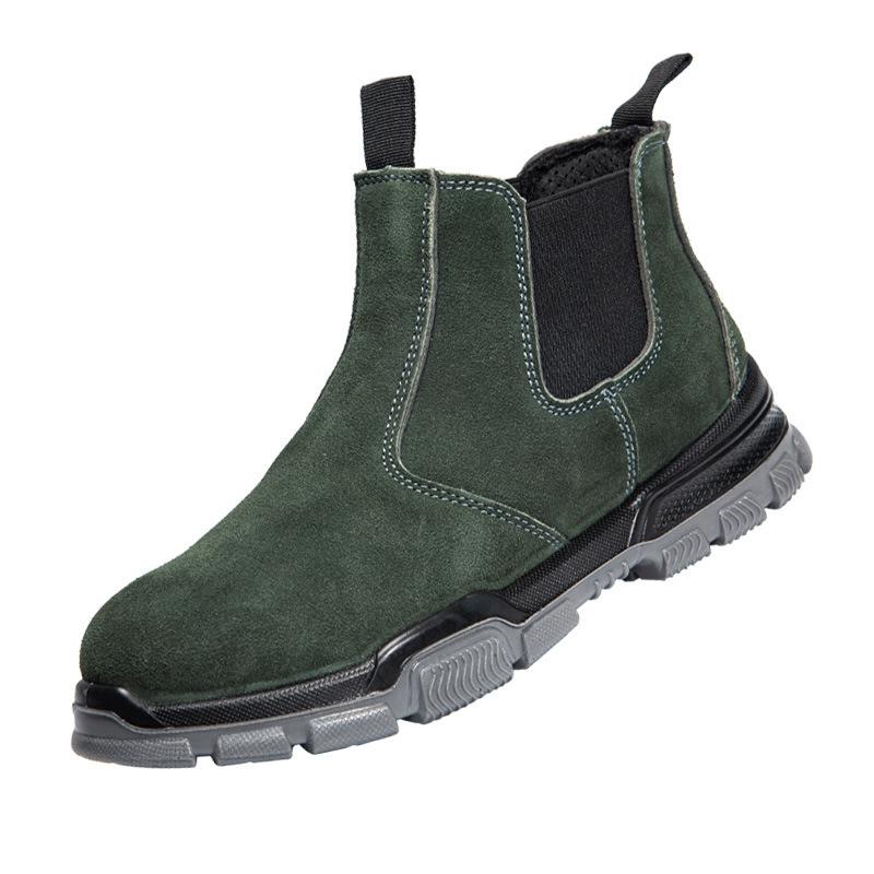 Обувь для страхования труда. Защитная рабочая обувь для защиты от разбивания, прокалывания и электросварки.