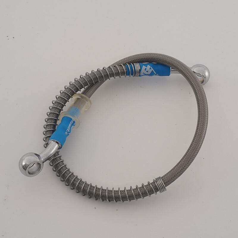 80cm  Motorcycle Brake Clutch Oil Hose Line Pipe Hydraulic Silver Tone Universal