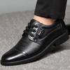Весенне-осенняя кожаная обувь, мужская повседневная дышащая кожаная мужская обувь в деловом стиле
