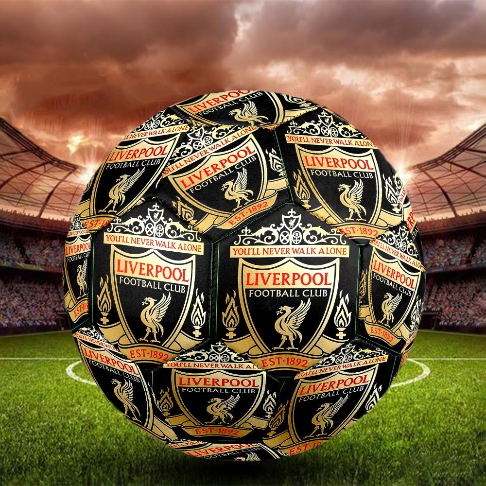 Футбольный мяч Liverpool F.C. Размер 5, Стандартный мяч для матчей, спортивных игр и тренировок команды, Идеальный подарок для фанатов футбола