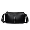 First Layer Cowhide Simple Men's Single Shoulder Crossbody Bag for Commuting and Leisure, Large Capacity Small Shoulder Bag, New Style Bag