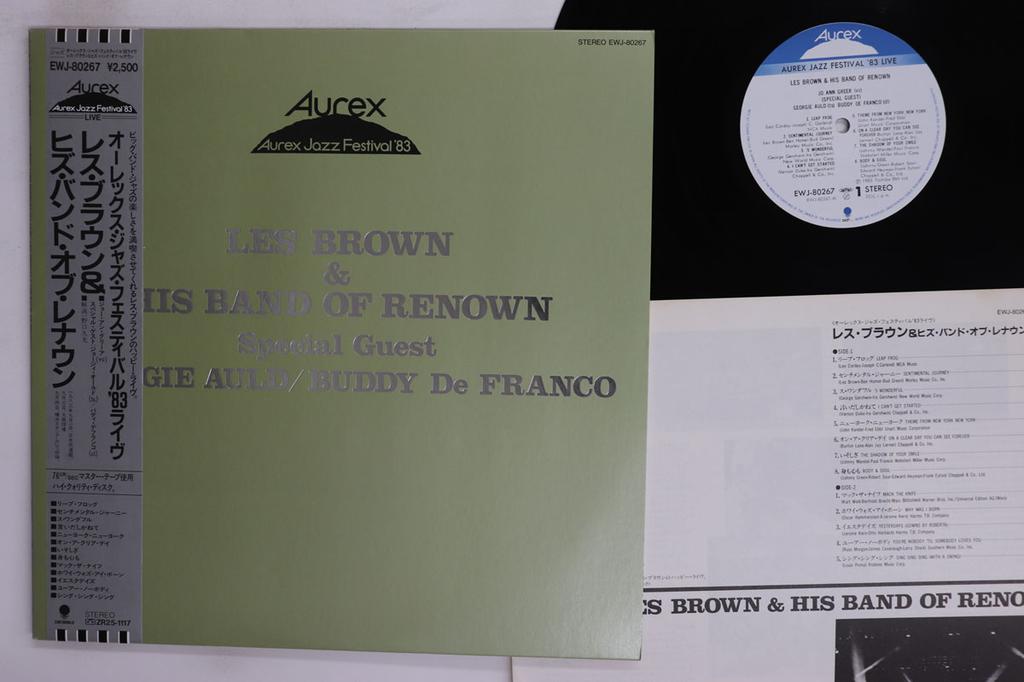 Виниловая пластинка LES BROWN Aurex Jazz Festival 83 EWJ80267 EASTWORLD 1983 Япония Obi Jazz Б/у