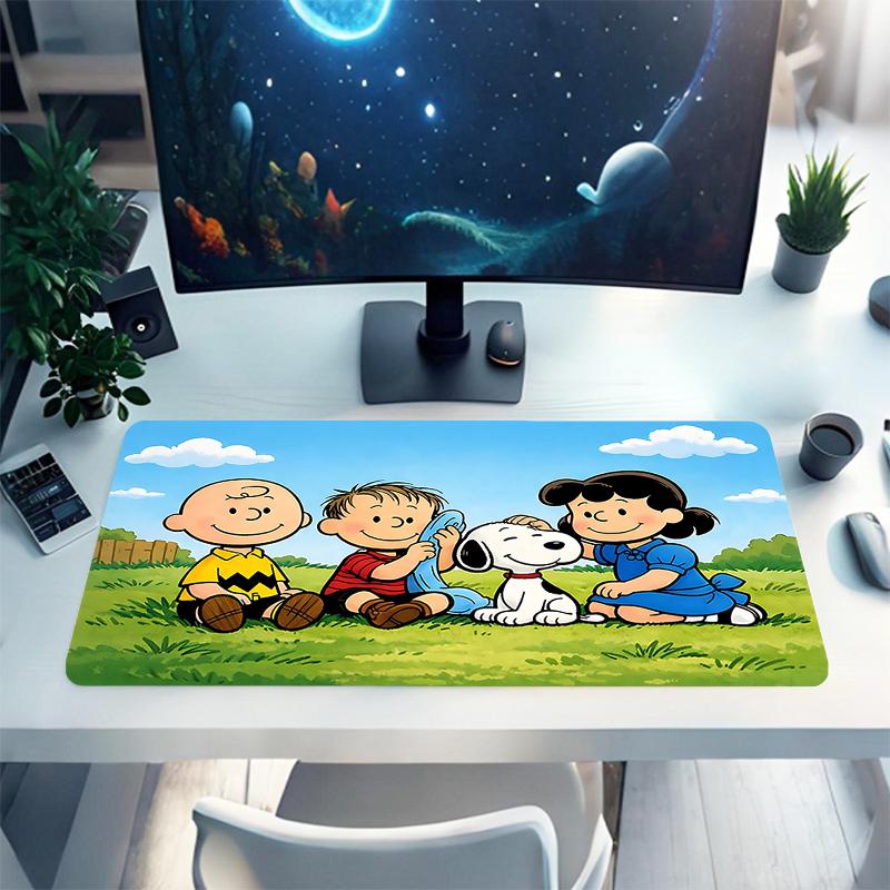 1Pc Friends Park Gaming Mouse Pad Keyboard Desk Mat Non-slip Rubber Lock Edge Waterproof Computer Mousepad for Office Home Decor S1264