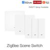 AUBESS Tuya ZigBee 1-3Gang Smart Scene Switch Push Button, питание от батареи, Smart Life Wireless для Google Home Alexa