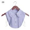 1pc Sexy Lace Fake Collar Shirt Shawl Flower Crochet Neckline Collars Women Detachable Collar Half Shirt Faux Collar Lace Fabric