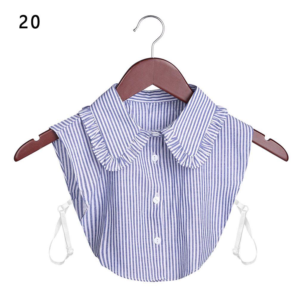 1pc Sexy Lace Fake Collar Shirt Shawl Flower Crochet Neckline Collars Women Detachable Collar Half Shirt Faux Collar Lace Fabric