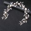 Girls Handmade Tiara Jewelry Rhinestone Headpiece Pearl Head Wear Crystal Headband Bridal Hairpin