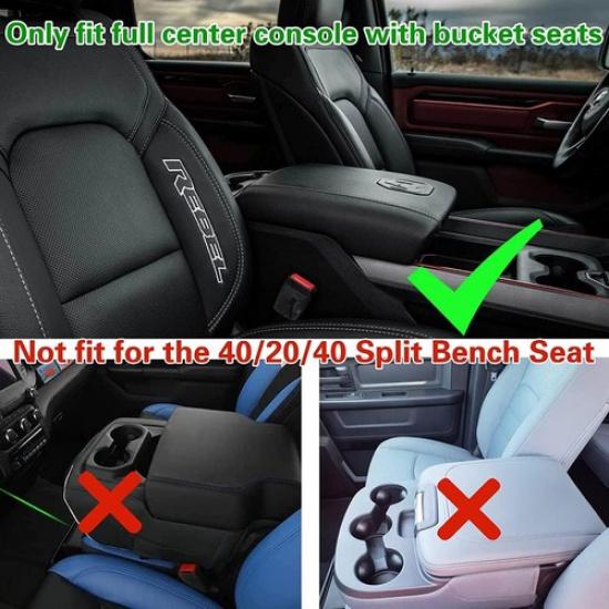 Для 19-23 Dodge RAM 1500 Органайзер-контейнер для хранения в подлокотнике центральной консоли, аксессуар