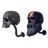 Wall-mounted Motorcycle Accessories Black Helmet Holders Metal Helmet Hangers Helmet Skull Racks for Hat