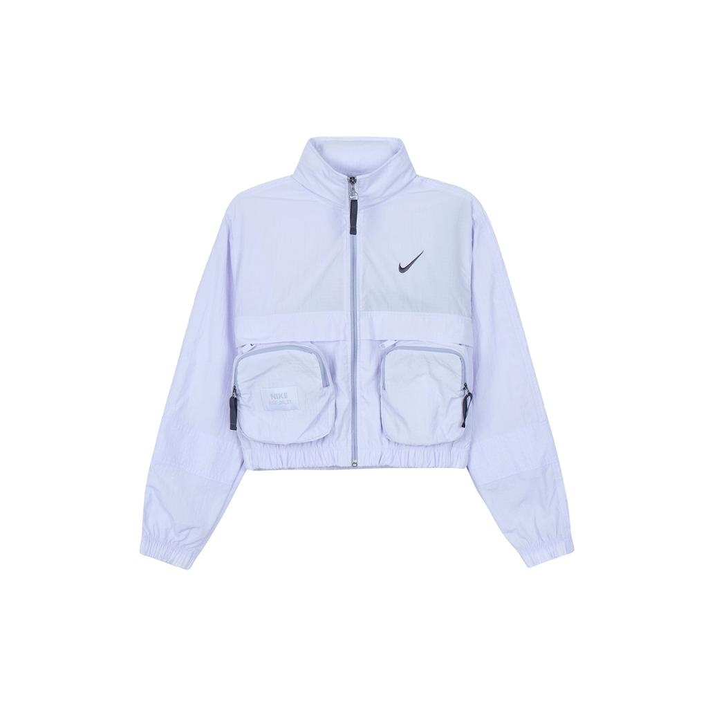 Nike Куртка с воротником на молнии с логотипом города Женская куртка Фиолетовый DV8035-536
