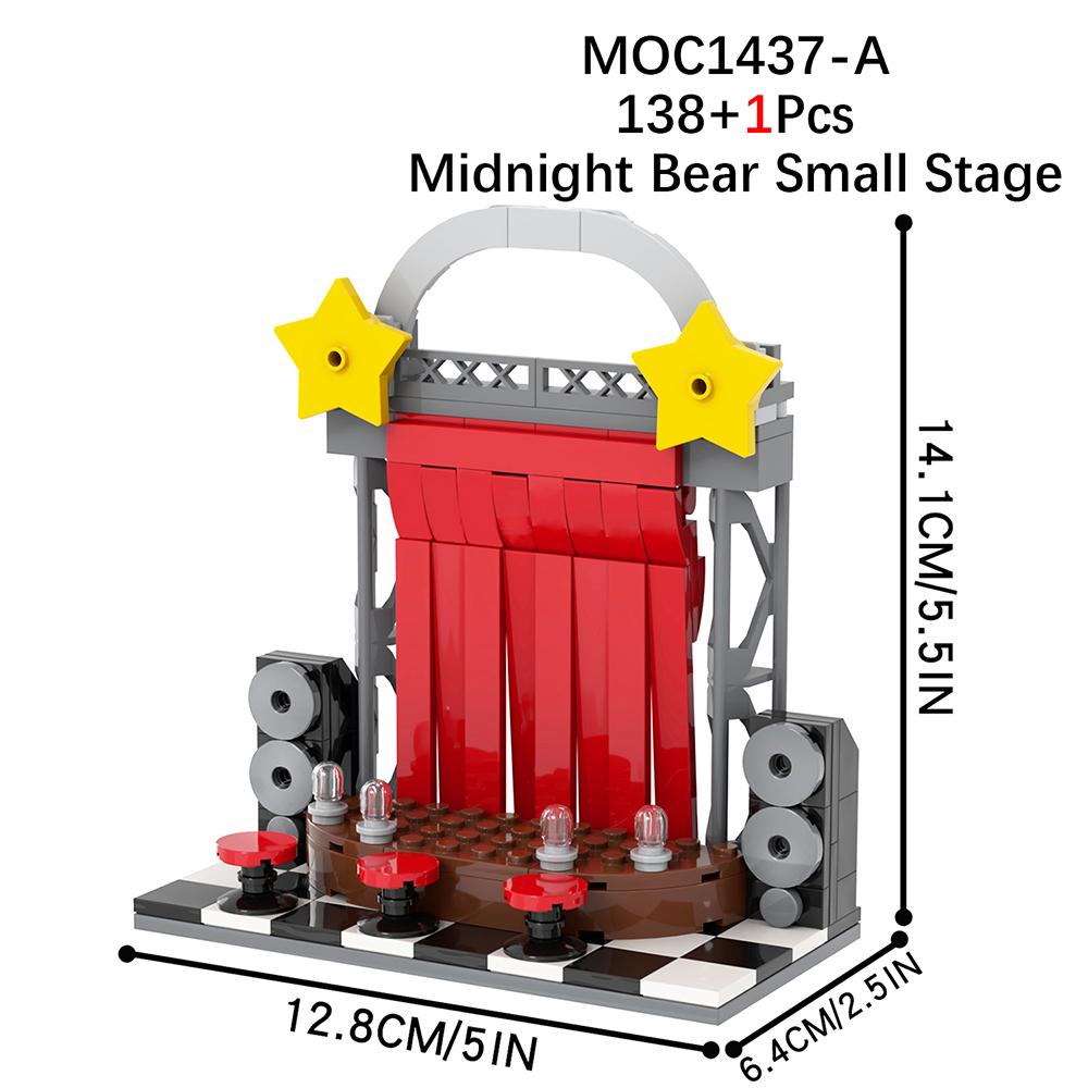 MOC WM2612 Медведь Сцена Ужасы Игровая Фигурка Совместимая WM6170 Строительные Блоки Игрушки Для Детей Друзей Подарок На День Рождения Животное