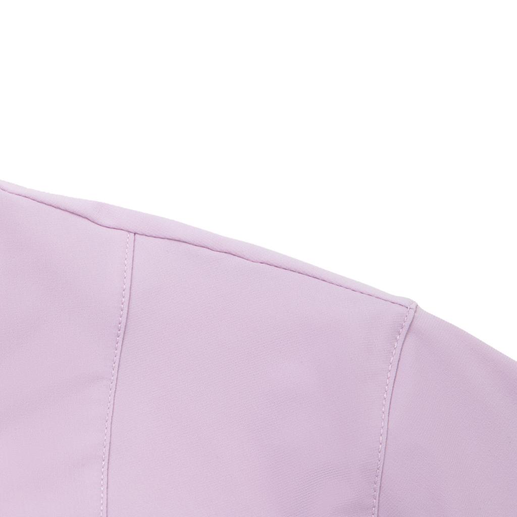 Li Ning Серия Fitness Однотонная футболка с круглым вырезом Удобная Дышащая Универсальная Футболка с коротким рукавом Женские футболки Сумеречно-пурпурный ATSV136-3