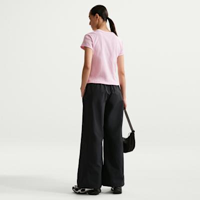 Женские брюки Nike Повседневные брюки Женские Черный Умеренный Другое