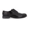 Men's Black Leather Lace-Up Derby Shoes