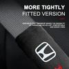 Car Seat Belt Cotton Safety Belt Shoulder Protector Cover For Honda Mugen Power TypeR Jazz City Civic Inspire Accord FIT HRV CRV