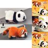 Adorable Realistic Panda Plush Toy Cuddly Reversible Raccoon Stuffed Animal