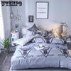 Twin Size Bed Sheet Bedding Set Queen Colorful Pillow Case Quilt Cover
