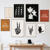 Halloween Decoration Black Cat Ghost Skeleton Autumn Wall Art Canvas Painting Nordic Posters and Prints Pictures Kids Room Decor