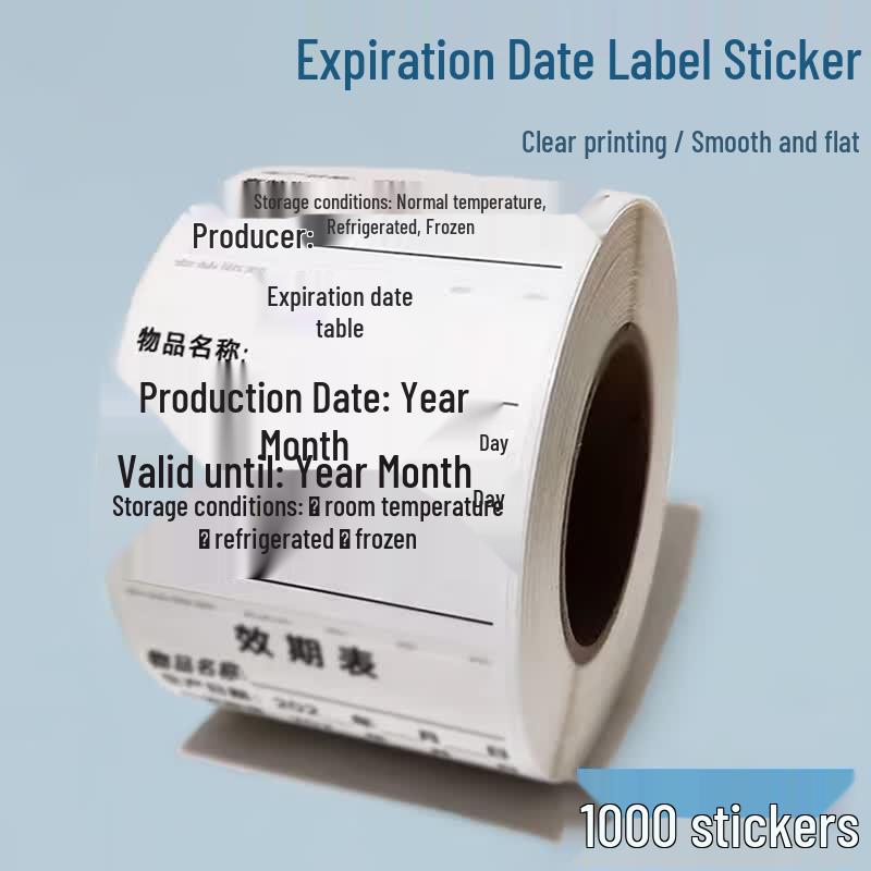 Food & Beverage Production/Expiration Date Labels