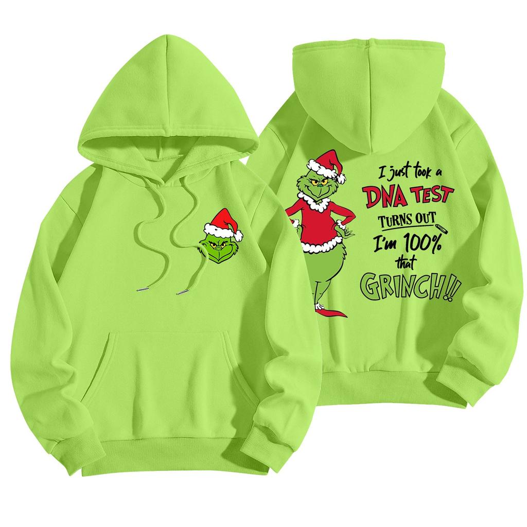 Женская мода, легкий женский свитер с длинными рукавами и карманами, рождественская толстовка с капюшоном