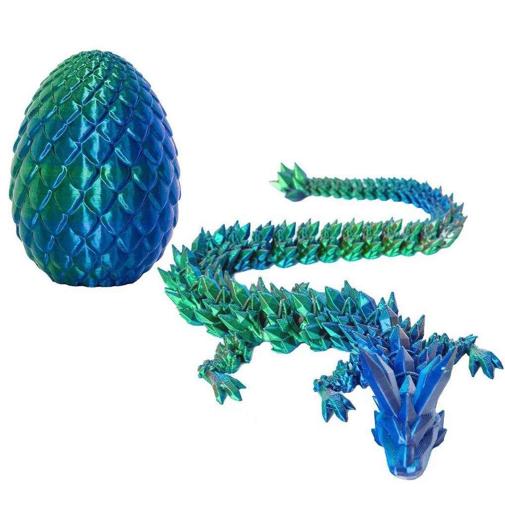 Креативный антистресс Маятник Яйцо Дракона Хамелеон 3D-печать Дракон Подарок на Новый год 2025 Красочный набор Настольное украшение Детская игрушка