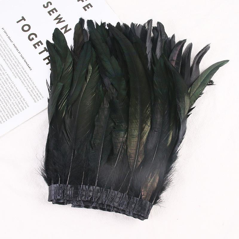 25-30 см полоски ткани с перьями для украшения сценического костюма своими руками
