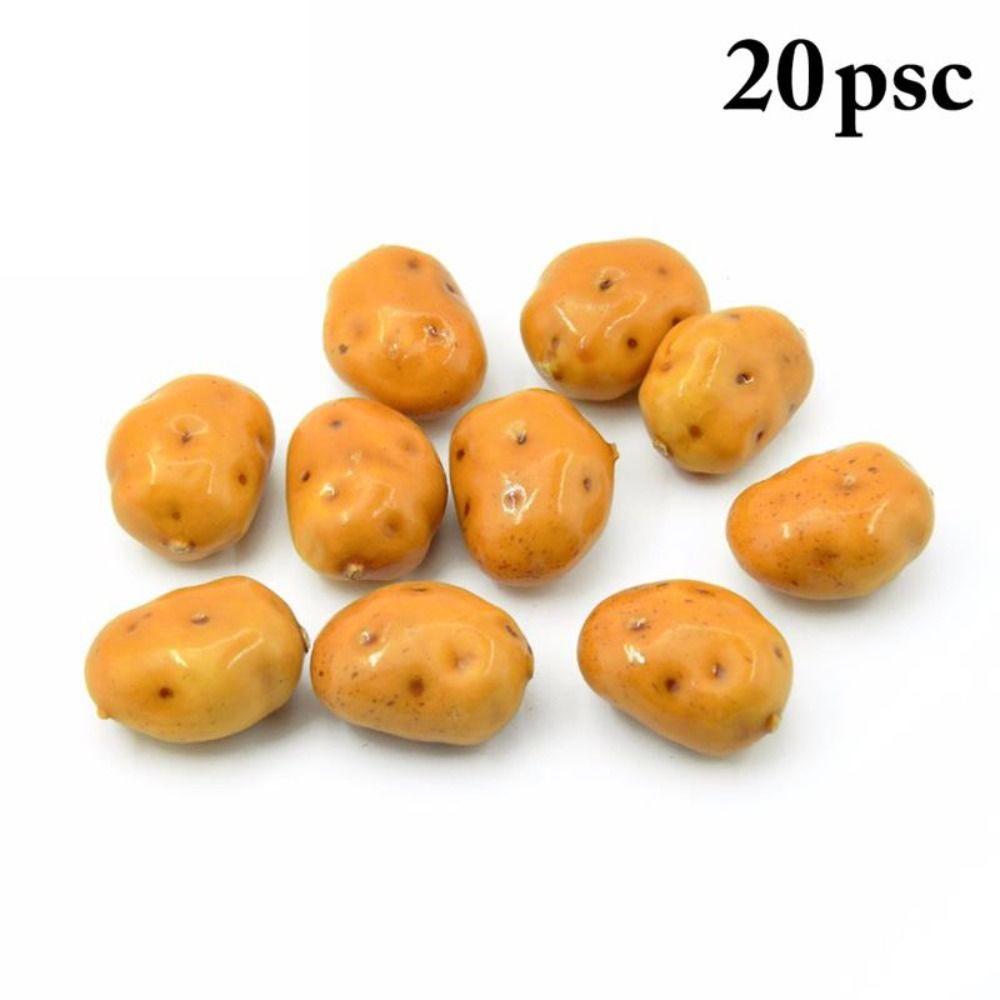Lifelike Realistic Artificial Vegetable Model Photography Prop Potato Model Cognitive Toy