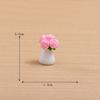 6Pcs/set Mini Flower Plant Bonsai Miniatures Resin Ornaments Moss Terrarium Micro Landscape Fairy Garden Decoration