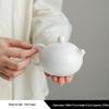 Нефритовый фарфоровый чайник Си Ши - Керамический горшок в стиле туши для женского бутика Набора для кунг-фу чая.