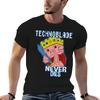 Классическая футболка Technoblade Never Dies с коротким рукавом для работы на открытом воздухе
