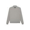 Fear of God Essentials SS22 Лонгслив Поло Мужские Топы Темно-Овсяный FOG-SS22-522