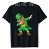 Dabbing Leprechaun Funny Gifts Men Kids Boys St Patricks Day T-Shirt Fashion Dab Dance Graphic Tee Tops Family Matching Clothes