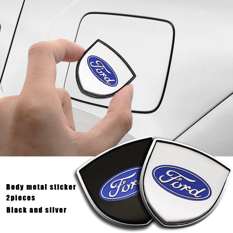 3D Metal Emblem Badge Sticker Decal Auto Accessory For Ford Focus Mondeo Kuga Fiesta MK7 Escort Explorer Edge 2 4 MK2