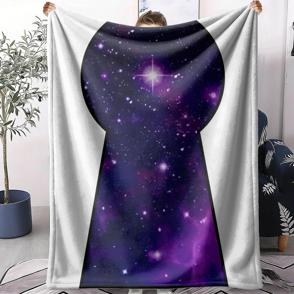 Gateway to the Cosmos Throw Soft Flannel AC Blanket Lightweight Summer Nap Throw Cozy Blanket for Sofa Bed Travel Home