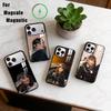 J-Чехол для телефона Дженны Ортеги Для iPhone17,16,15,14,13,12,11 Plus,Pro Магнитный с беспроводной зарядкой Magsafe